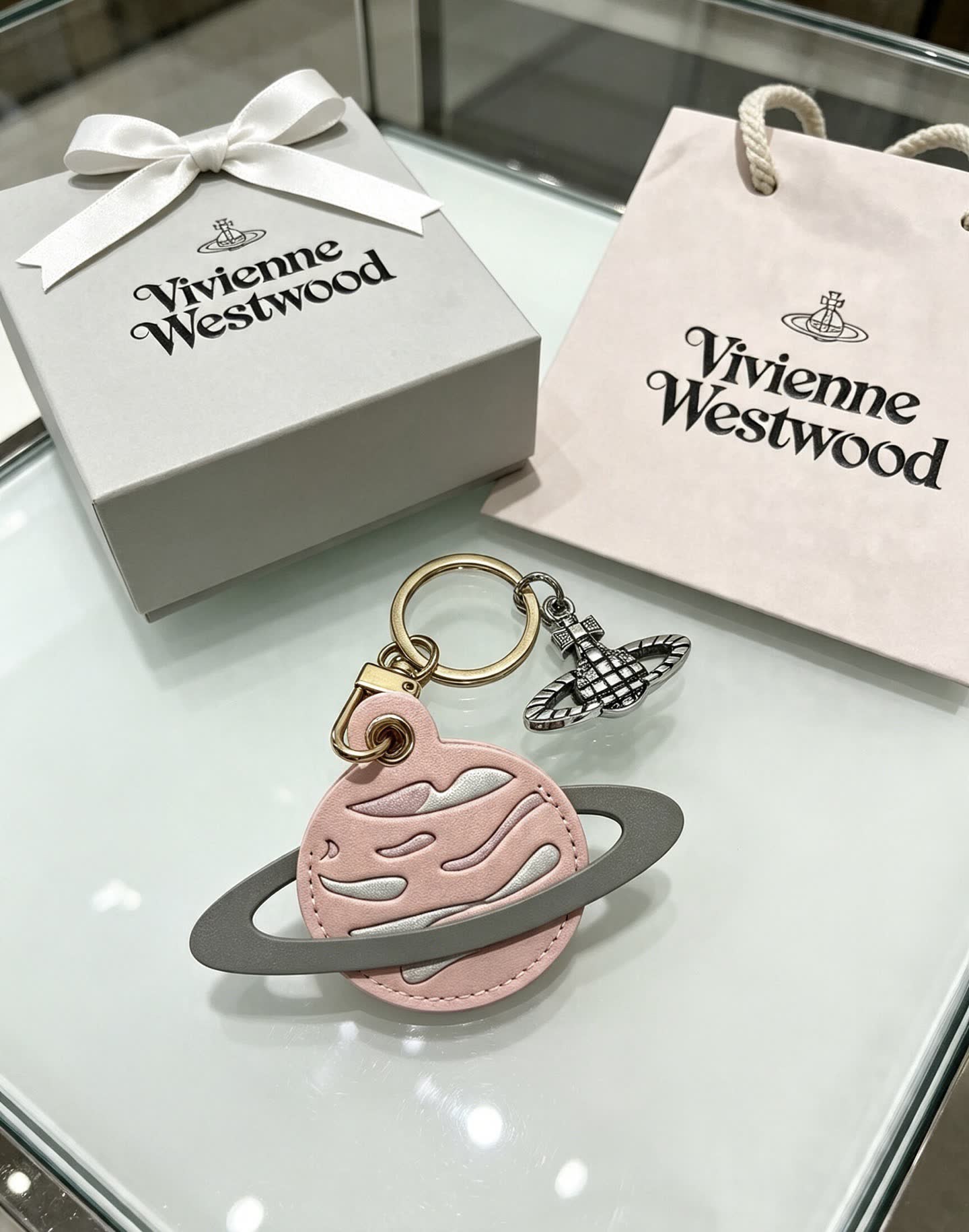 Vivienne Westwood Saturn Keychain